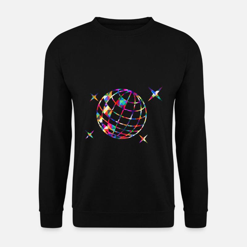Mosaïque de boules disco colorées - Sweat-shirt Unisexe - noir