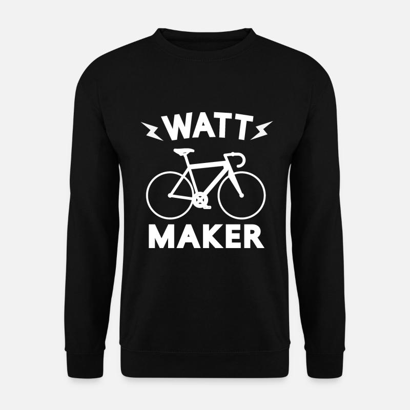 Rennrad Watt Triathlon Fahrrad Geschenk Radfahrer - Unisex Pullover - Schwarz