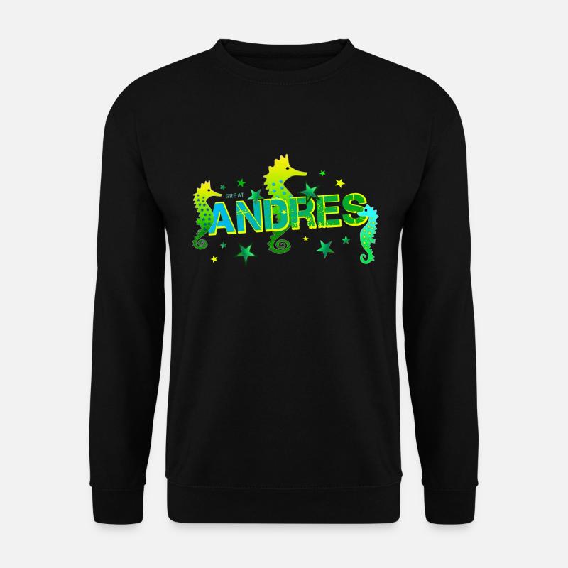 Andres - Unisex Pullover - Schwarz