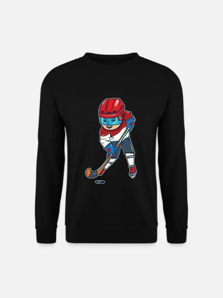 Eishockey - Unisex Pullover - Schwarz