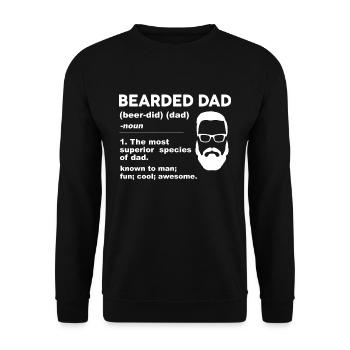 Père Bart - Sweat-shirt Unisexe - noir - Devant - Alina (178cm) & Michal (187cm)