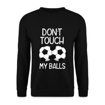 Football football - Sweat-shirt Unisexe - noir - Devant - Alina (178cm) & Michal (187cm)