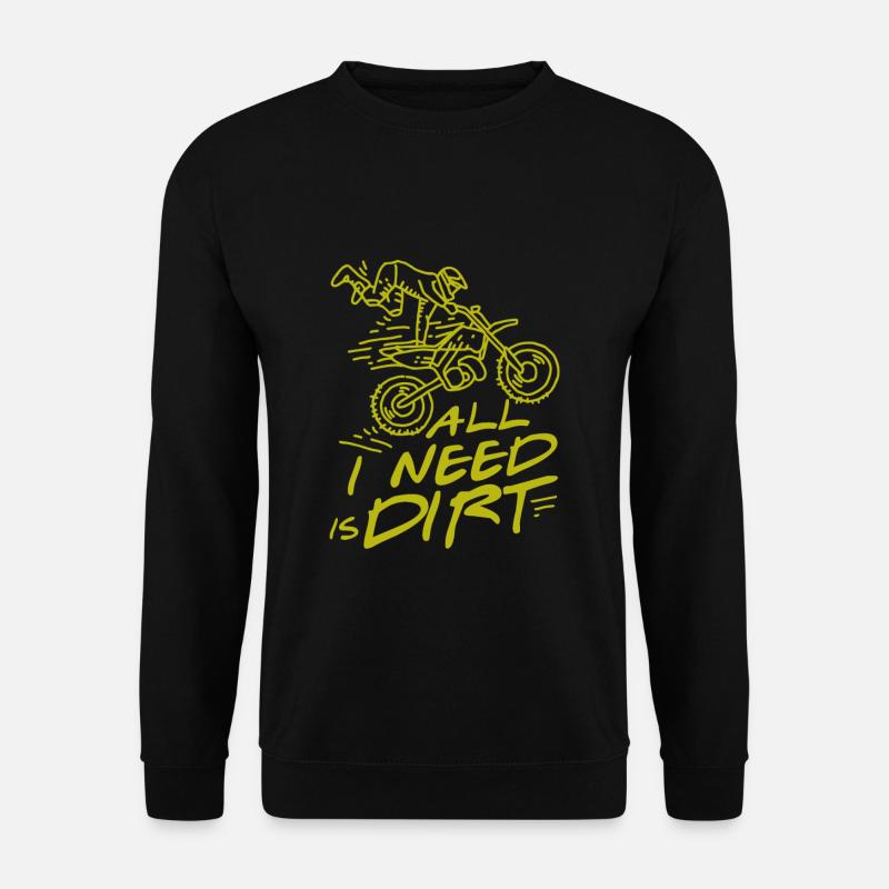 Motocross - Unisex Pullover - Schwarz