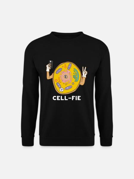 Cellfie Science Biology Cell Laboratory - Unisex Sweatshirt - black