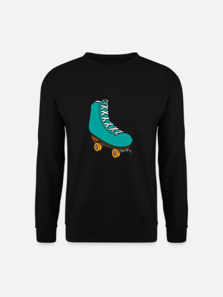 Roller Derby Rollschuhe Inline Skating Inliner - Unisex Pullover - Schwarz
