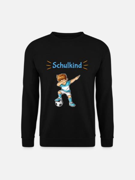 Schule Einschulung Schulanfang Schultüte Fußball - Unisex Pullover - Schwarz