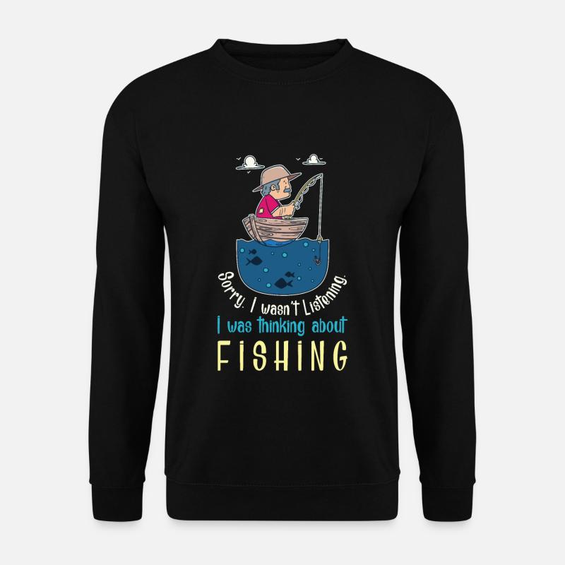 fishing - Unisex Sweatshirt - black