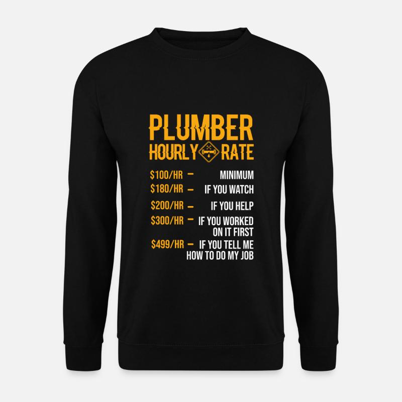 plumber - Unisex Sweatshirt - black