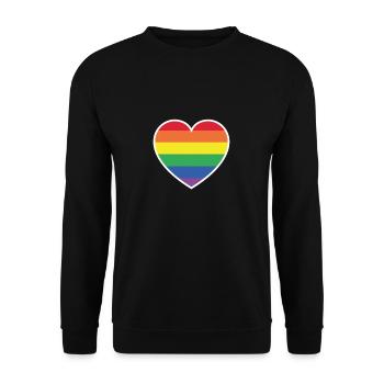 fierté - Sweat-shirt Unisexe - noir - Devant - Alina (178cm) & Michal (187cm)