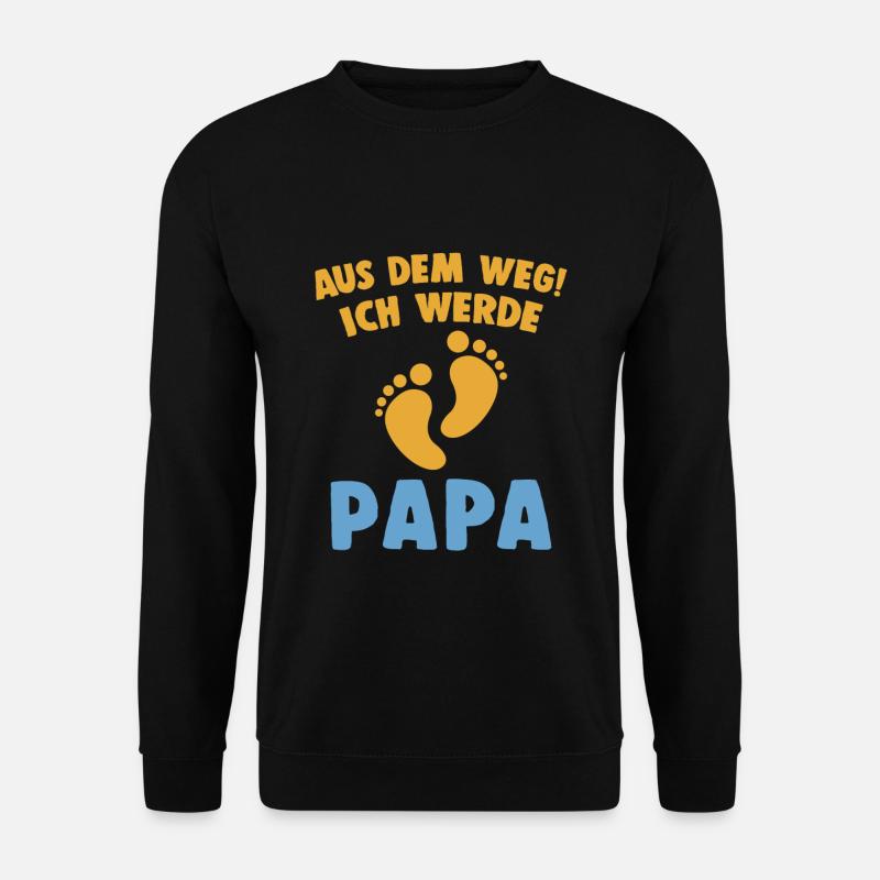 Werdender Papa Schwangerschaft Partner Vater - Unisex Pullover - Schwarz