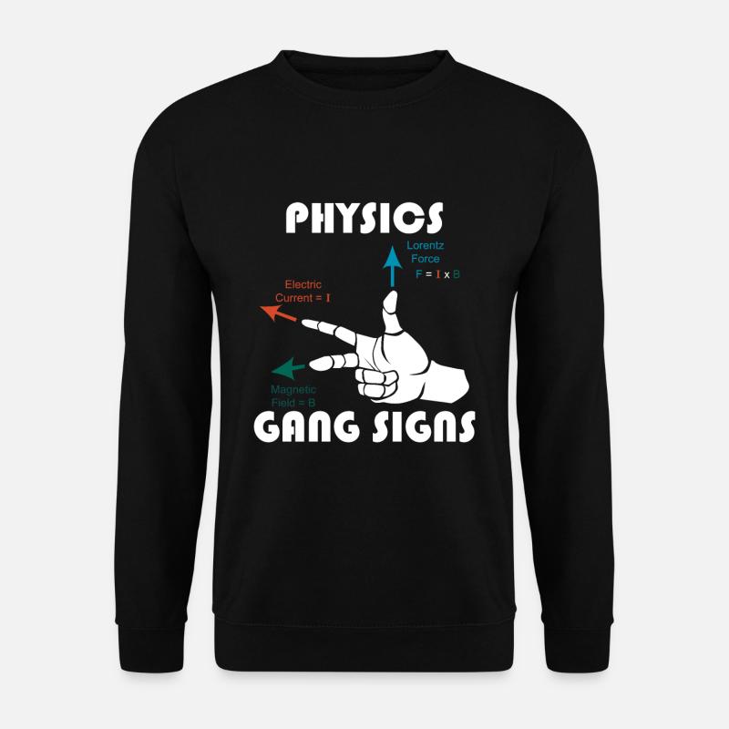 Règle de main droite Physics Math Teacher Math - Sweat-shirt Unisexe - noir