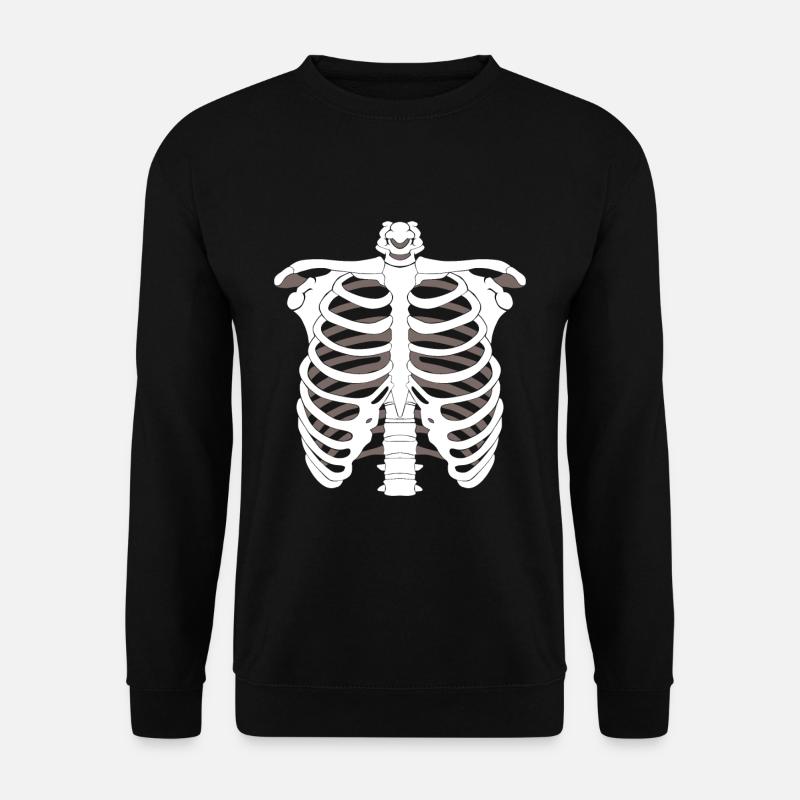 Skeleton skeleton Halloween bone skeleton skeleton - Unisex Sweatshirt - black