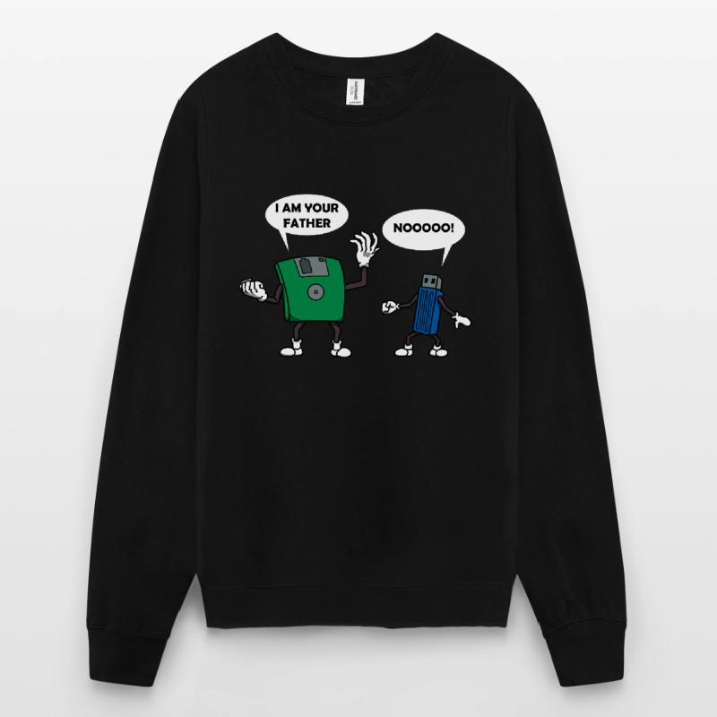 Computertechnik Diskette USB-Stick Geschenk Unisex Pullover