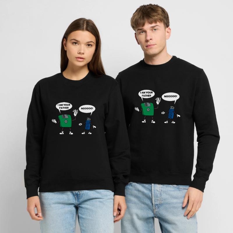 Computertechnik Diskette USB-Stick Geschenk Unisex Pullover