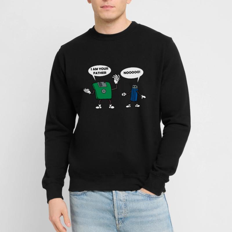 Computertechnik Diskette USB-Stick Geschenk Unisex Pullover