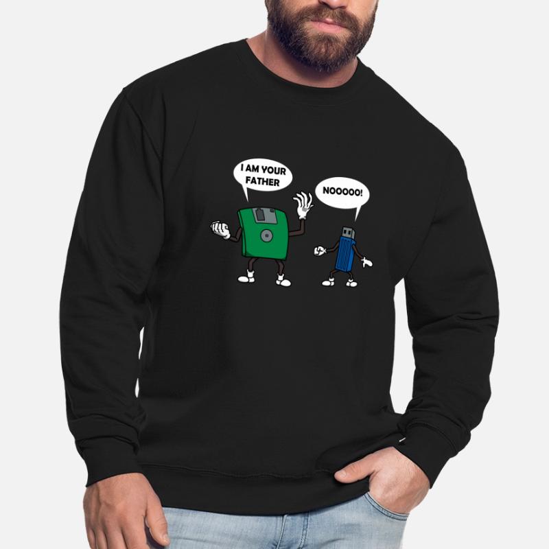 Computer technology floppy disk USB stick gift Unisex Sweatshirt