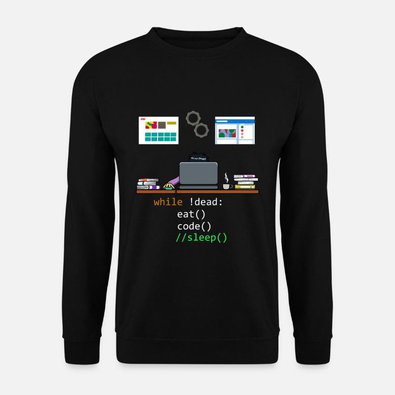 Programmeur développeur informatique - Sweat-shirt Unisexe - noir
