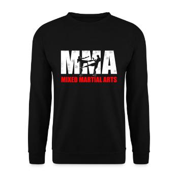 Arts martiaux mixtes Arts martiaux Taekwondo Kung Fu - Sweat-shirt Unisexe - noir - Devant - Alina (178cm) & Michal (187cm)