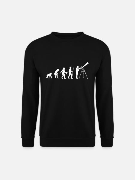Astronom Astronomie Weltraum Sterne Wissenschaft - Unisex Pullover - Schwarz