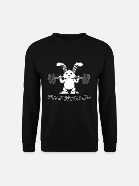 Karnickel Pumpernickel Hase Kaninchen Trainieren - Unisex Pullover - Schwarz