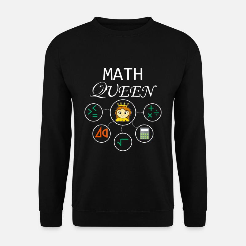 Mathematik Mathe Schule Physik Mathematiker Lehrer - Unisex Pullover - Schwarz