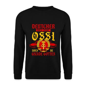 Easterner - Sweat-shirt Unisexe - noir - Devant - Alina (178cm) & Michal (187cm)