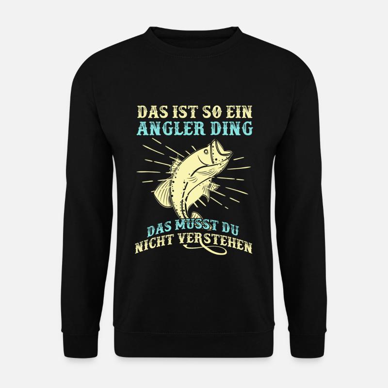Angler - Unisex Pullover - Schwarz