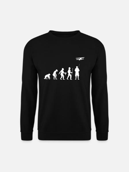 Modellflieger Pilot Modellflug Modellbau Geschenk - Unisex Pullover - Schwarz
