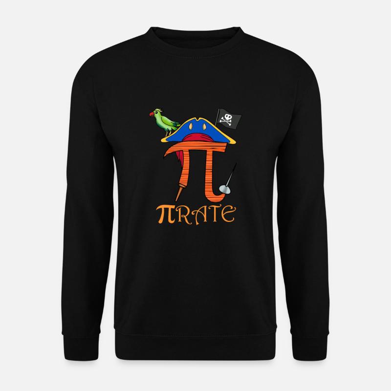 Pirate Math Pi Day Math Algèbre Education - Sweat-shirt Unisexe - noir