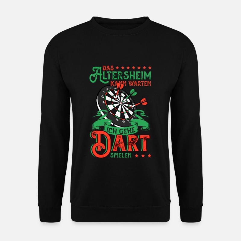 Dart - Unisex Pullover - Schwarz