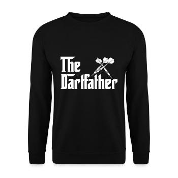 The Dartfather - Unisex Pullover - Schwarz - Vorne - Alina (178cm) & Michal (187cm)