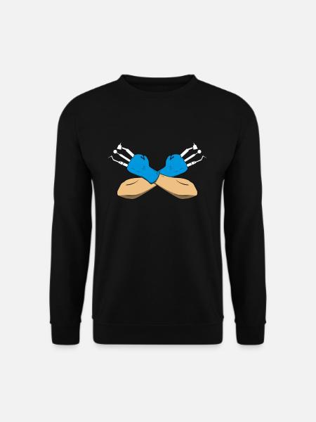Zahnarzt Zähne Zahn Zahnmedizin Assistent Geschenk - Unisex Pullover - Schwarz