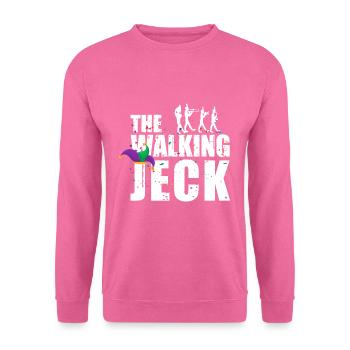 Le Walking Jeck - Costume de Carnaval - Sweat-shirt Unisexe - rose - Devant