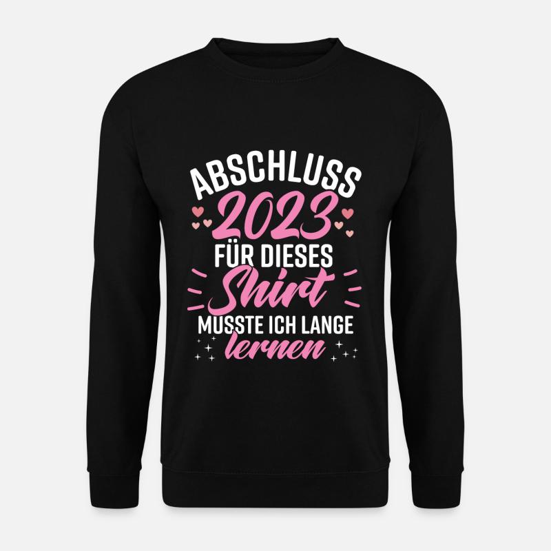 Abschluss 2023 - Unisex Pullover - Schwarz