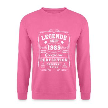 35 Geburtstag - Unisex Pullover - Pink - Vorne