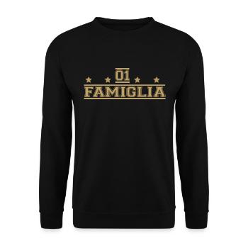 Family, Together we are Stark, Famiglia - Unisex Sweatshirt - black - Front - Alina (178cm) & Michal (187cm)