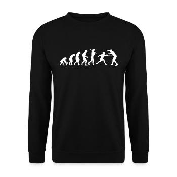 Escrime d’escrime Degen Sport cadeau combat à l’épée - Sweat-shirt Unisexe - noir - Devant - Alina (178cm) & Michal (187cm)
