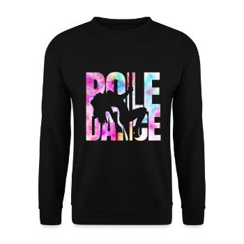 Poledance Tanzen - Unisex Pullover - Schwarz - Vorne - Alina (178cm) & Michal (187cm)