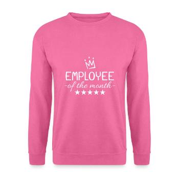 Mitarbeiter des Monats - Unisex Pullover - Pink - Vorne