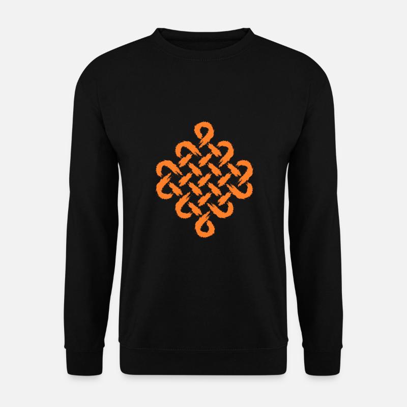Infinity symbol Celtic symbol - Unisex Sweatshirt - black