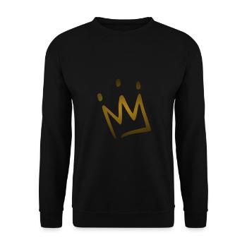 Krone - Unisex Pullover - Schwarz - Vorne - Alina (178cm) & Michal (187cm)