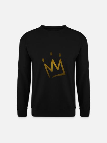 couronne - Sweat-shirt Unisexe - noir