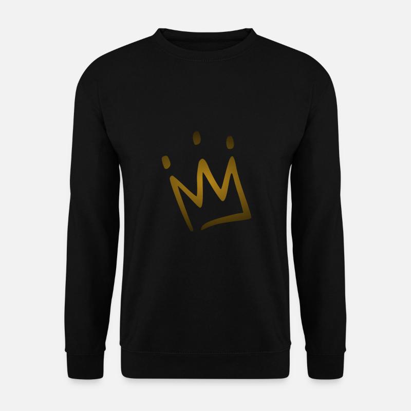 Krone - Unisex Pullover - Schwarz