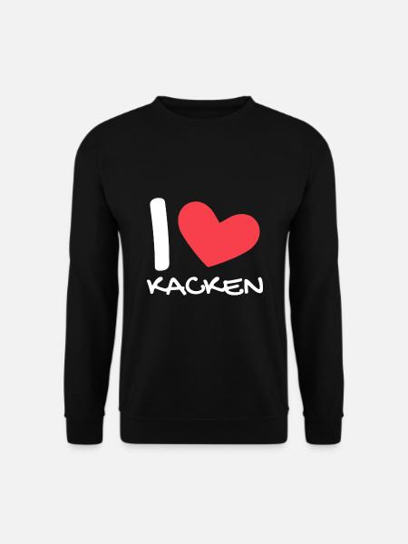 I love kacken - Unisex Pullover - Schwarz