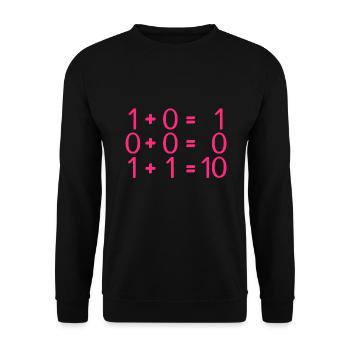 Informatik Regeln Programmierer - Unisex Pullover - Schwarz - Vorne - Alina (178cm) & Michal (187cm)