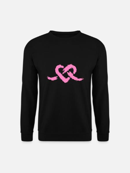 Heart knot - Unisex Sweatshirt - black