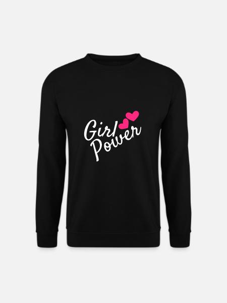 Girl Power - Unisex Pullover - Schwarz