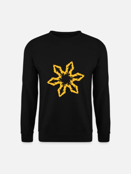throwing star - Unisex Sweatshirt - black