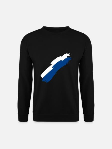 Finland flag colors - Unisex Sweatshirt - black