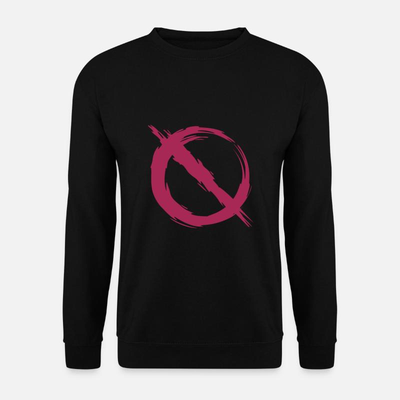 Interdiction interdite Symbole - Sweat-shirt Unisexe - noir